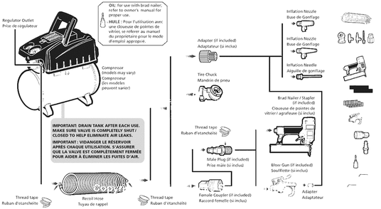 Air-Compressor Parts Diagram and Parts List for FP2085  Campbell Hausfeld Compressor